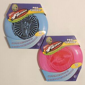 WHAM-O FRISBEE LOT of Two PRO CLASSIC BNIP WHAM-O FUN FACTORY Frisbees